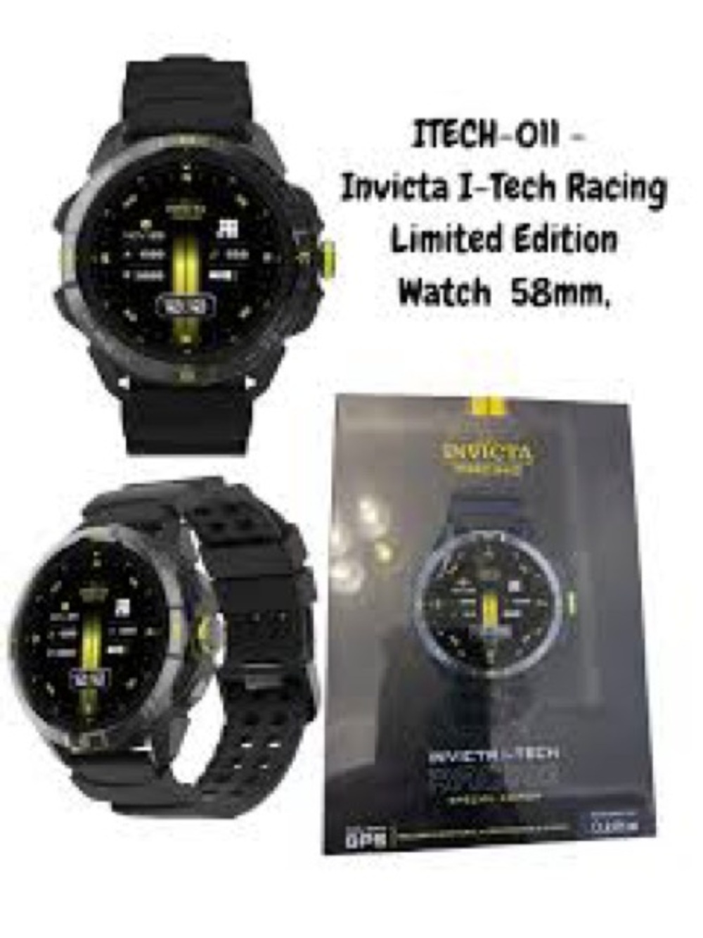 Invicta I-Tech Racing Limited Edition Smartwatch (Model ITECH-011) - Picture 3 of 8